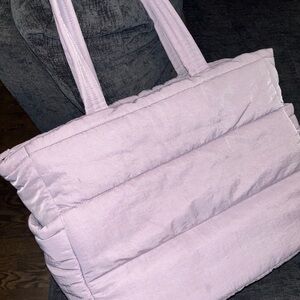 PINK Victoria's Secret Light Purple Tote Bag